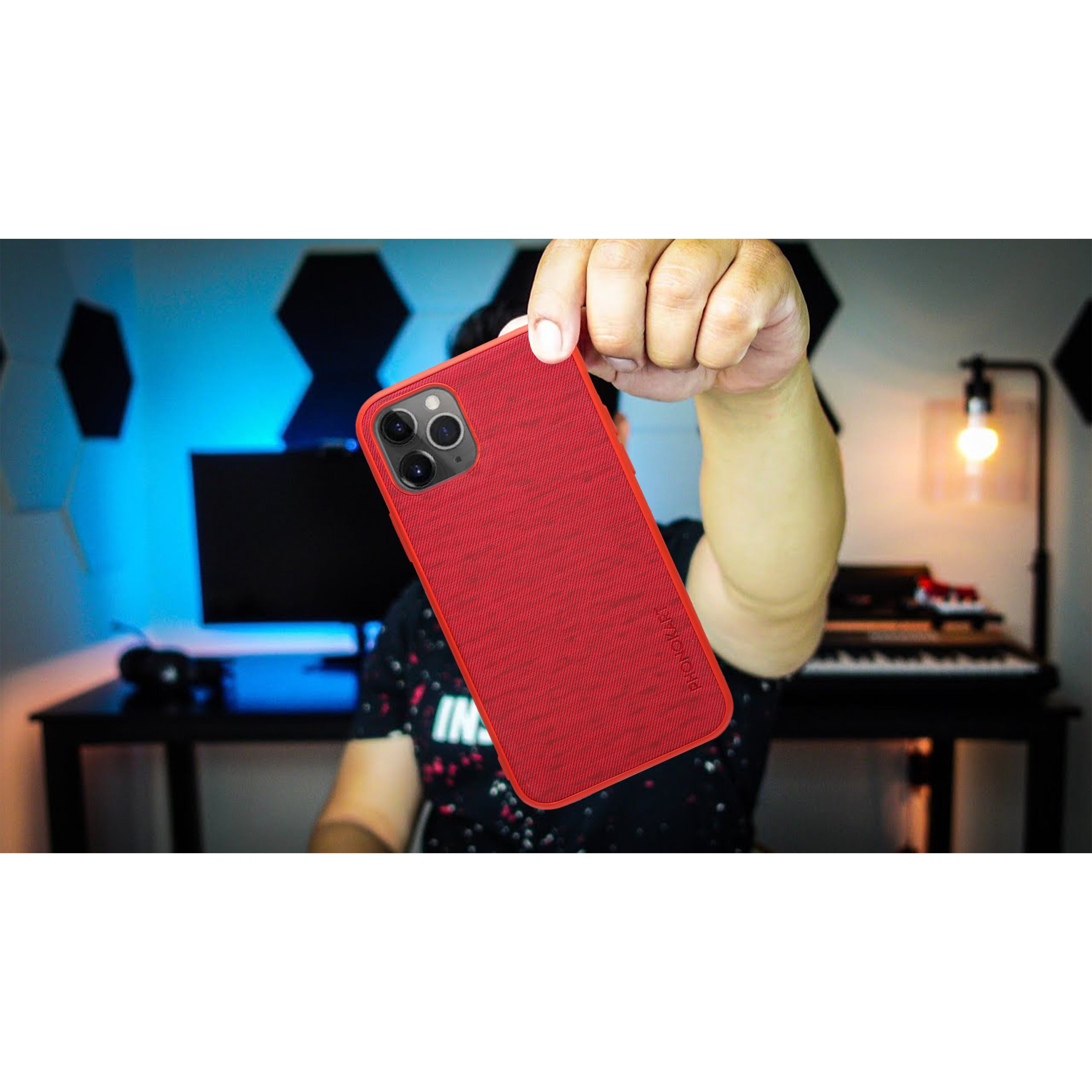 JEANS BACK CASE FOR IPHONE 11 Pro  (Black/Dark Blue/Grey/Light Blue/Red)