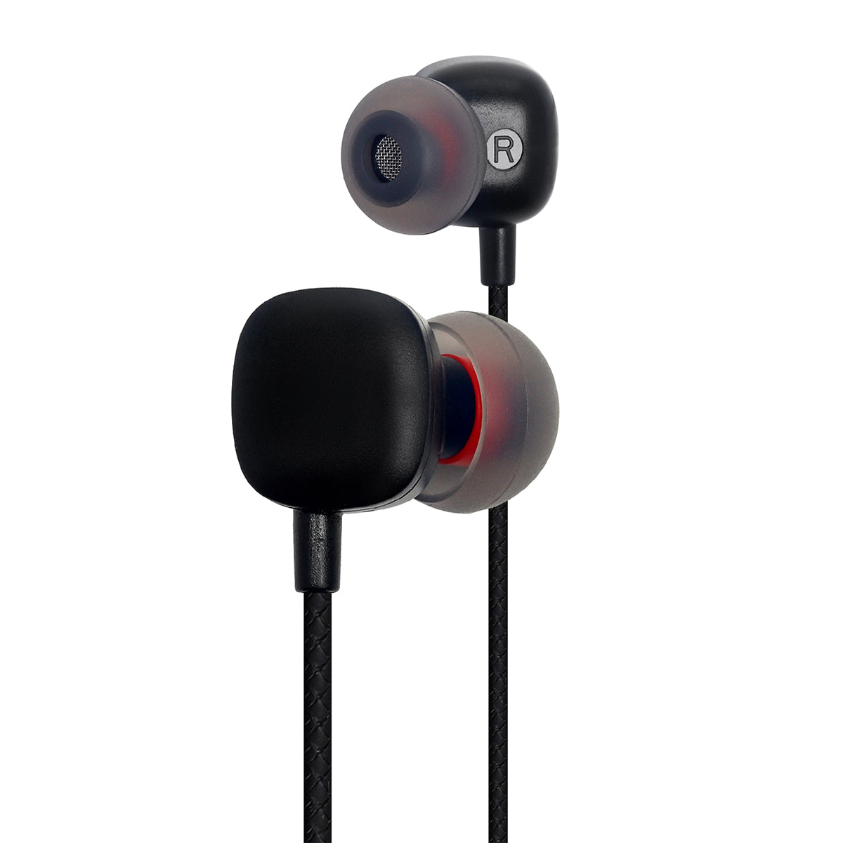 4S Handsfree Wired Headset With Mic (Black, In the Ear)