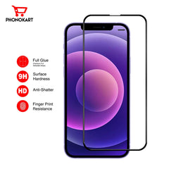 3D Tempered Glass for IPHONE 12 MINI (Black)