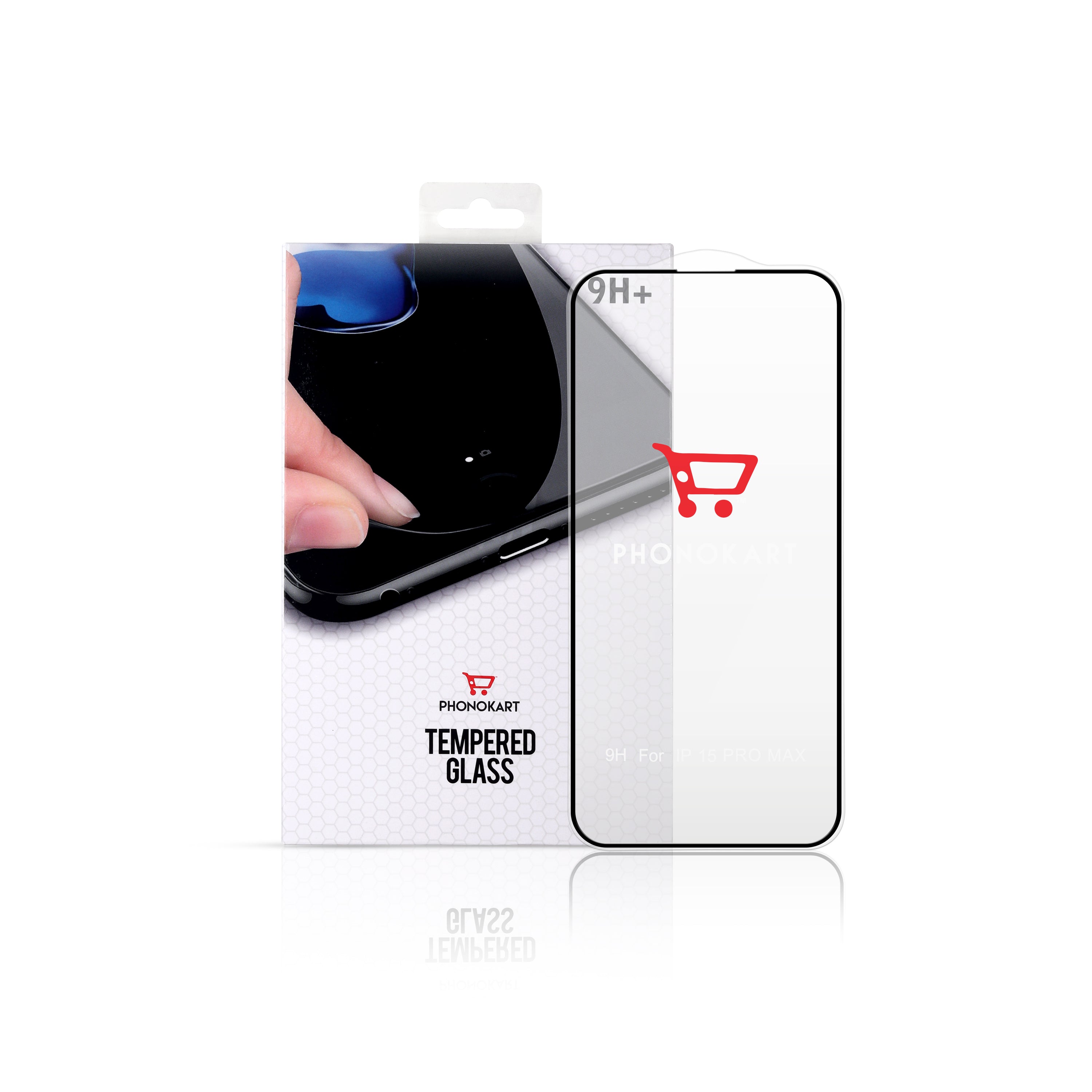 3D Tempered Glass for IPHONE 15 PLUS (Black)