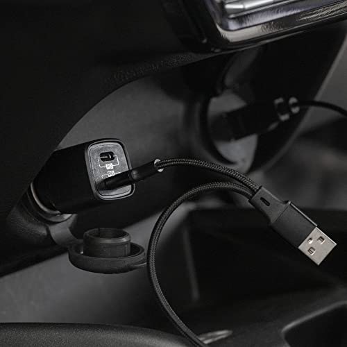 CAR CHARGER HARRIER DUAL PD (70W) (BLACK)