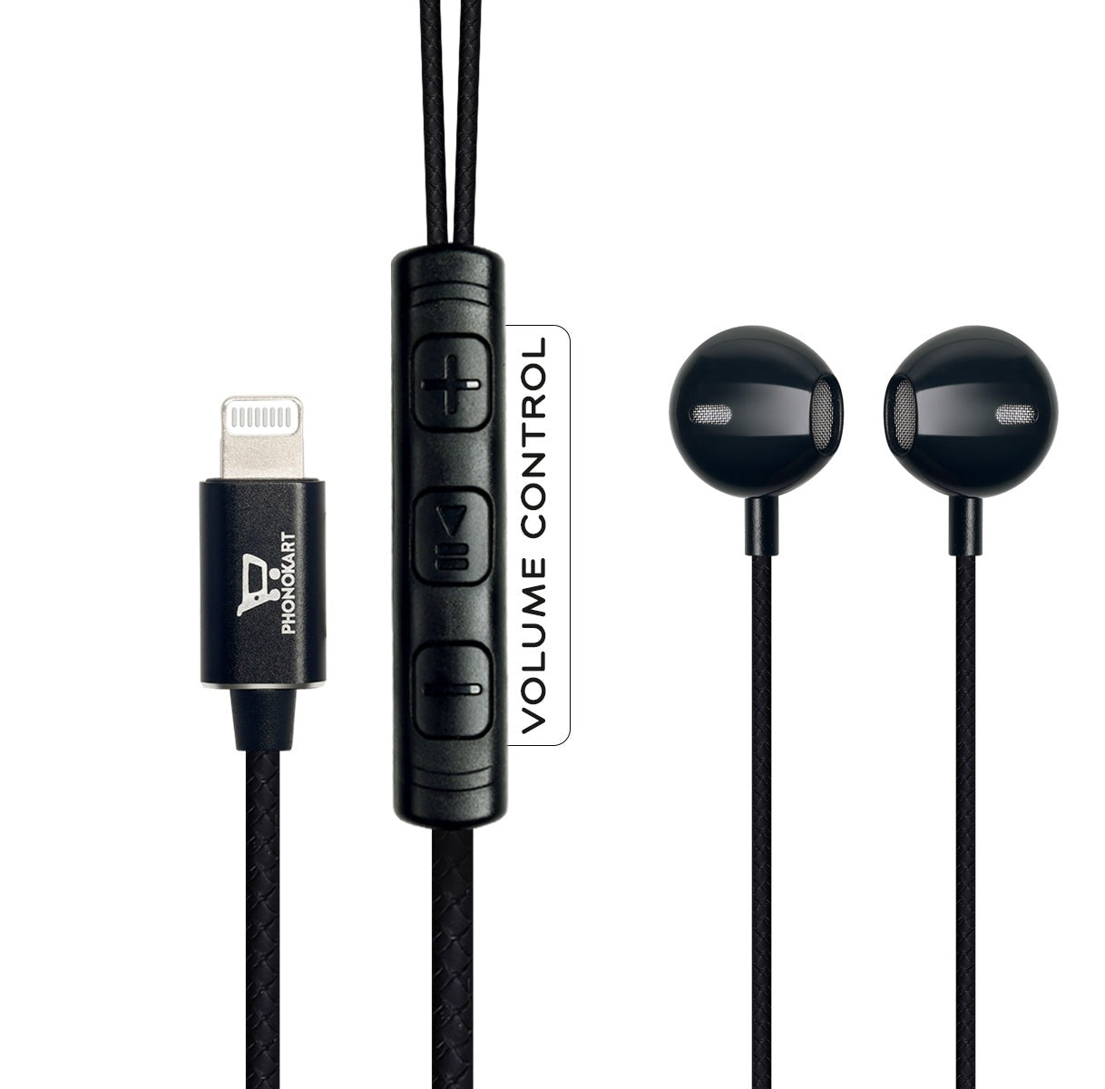 4i Lightning Handsfree With Mic Wired Headset  (Black, In the Ear)