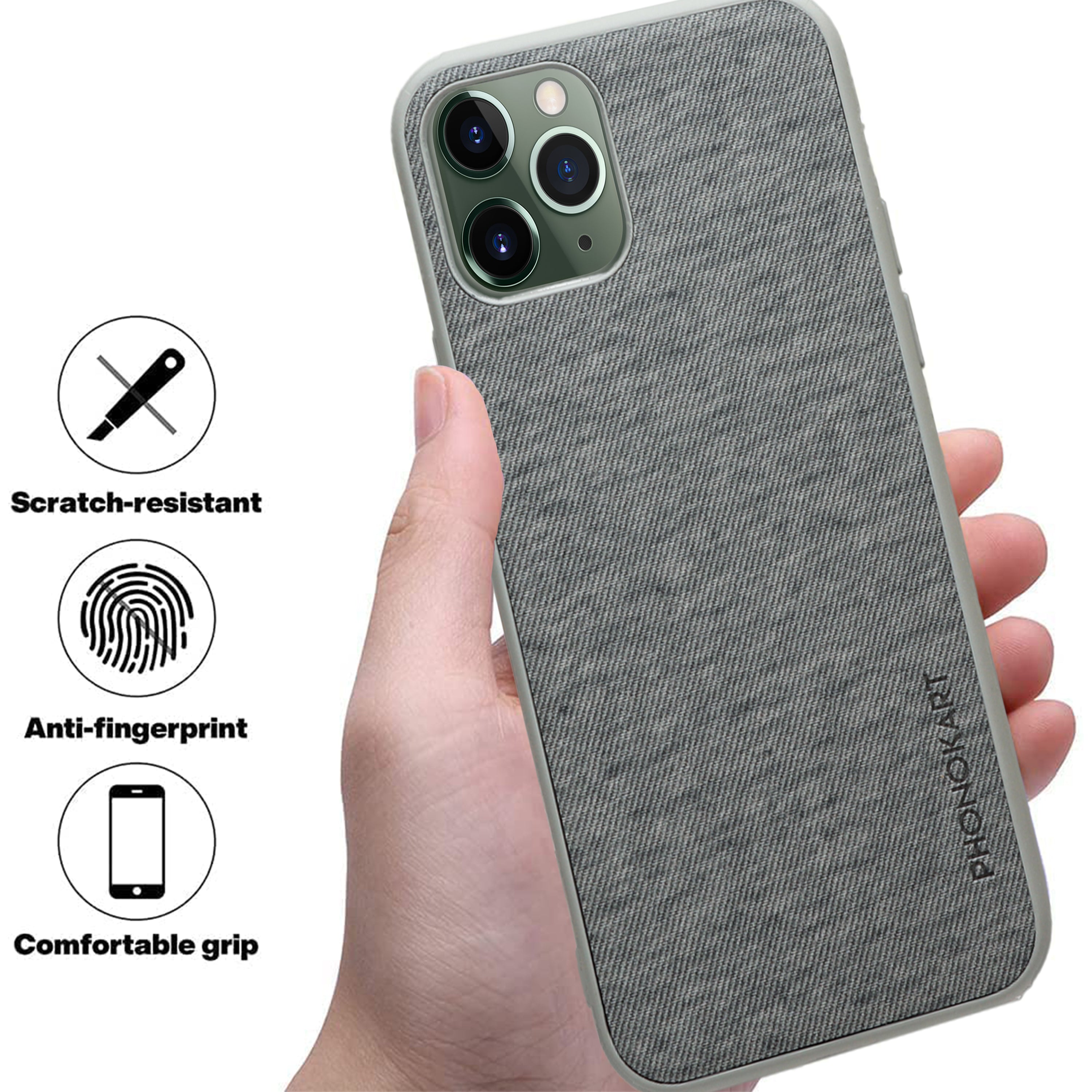 JEANS BACK CASE FOR IPHONE 11 Pro  (Black/Dark Blue/Grey/Light Blue/Red)