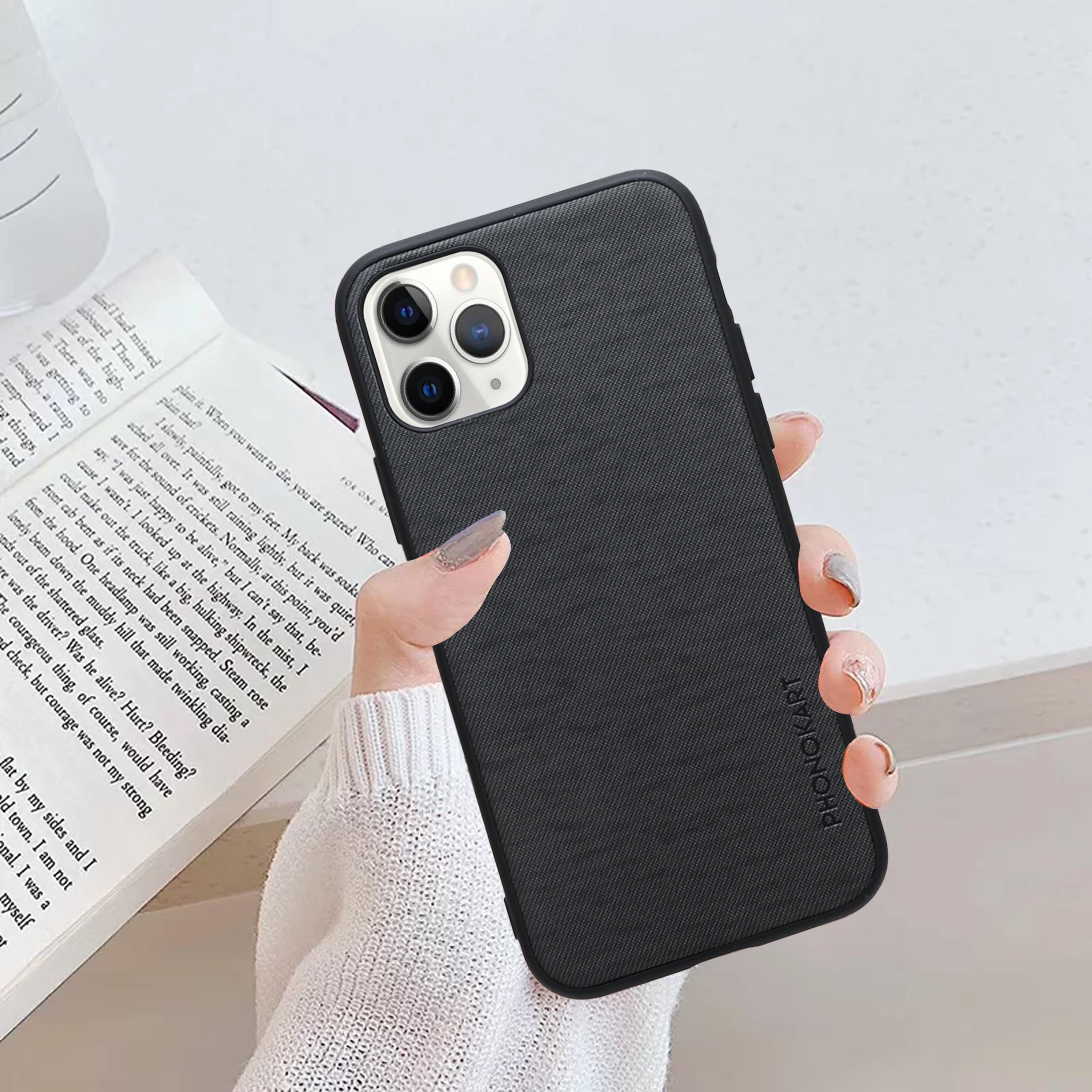 JEANS BACK CASE FOR IPHONE 11 Pro  (Black/Dark Blue/Grey/Light Blue/Red)