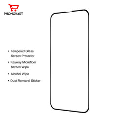 3D Tempered Glass for IPHONE 12 PRO MAX (Black)