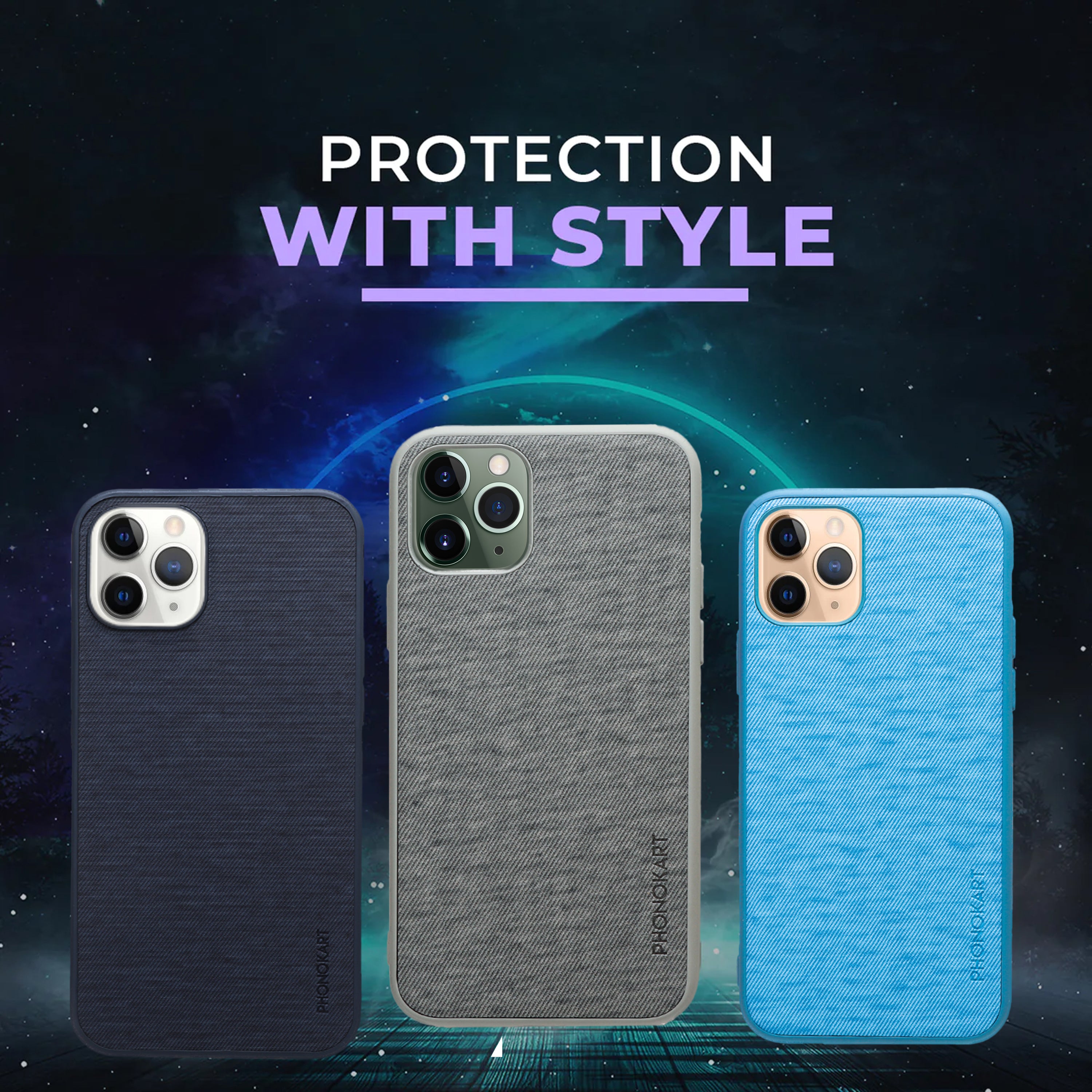 JEANS BACK CASE FOR IPHONE 11 Pro  (Black/Dark Blue/Grey/Light Blue/Red)