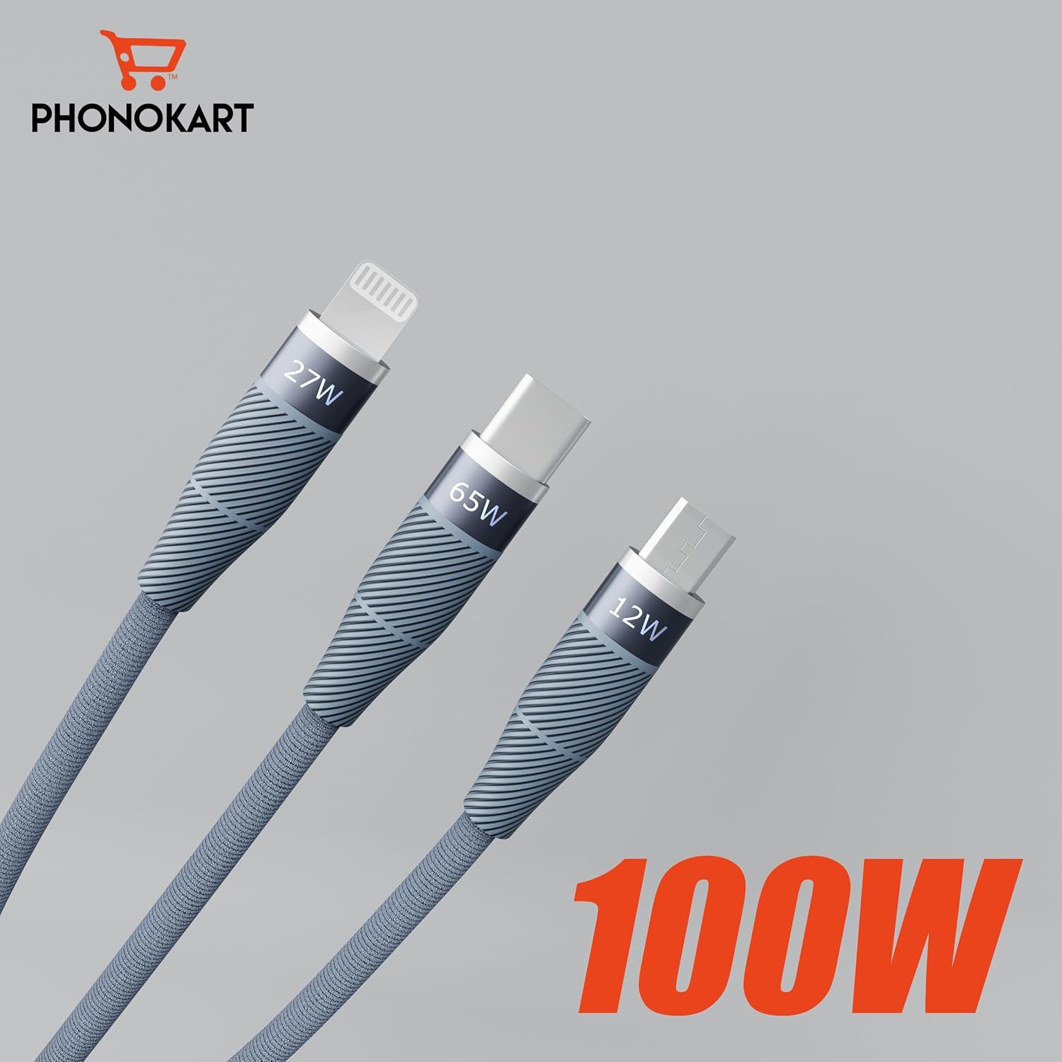 TRIX 3-in-1 Fast Charging Cable
