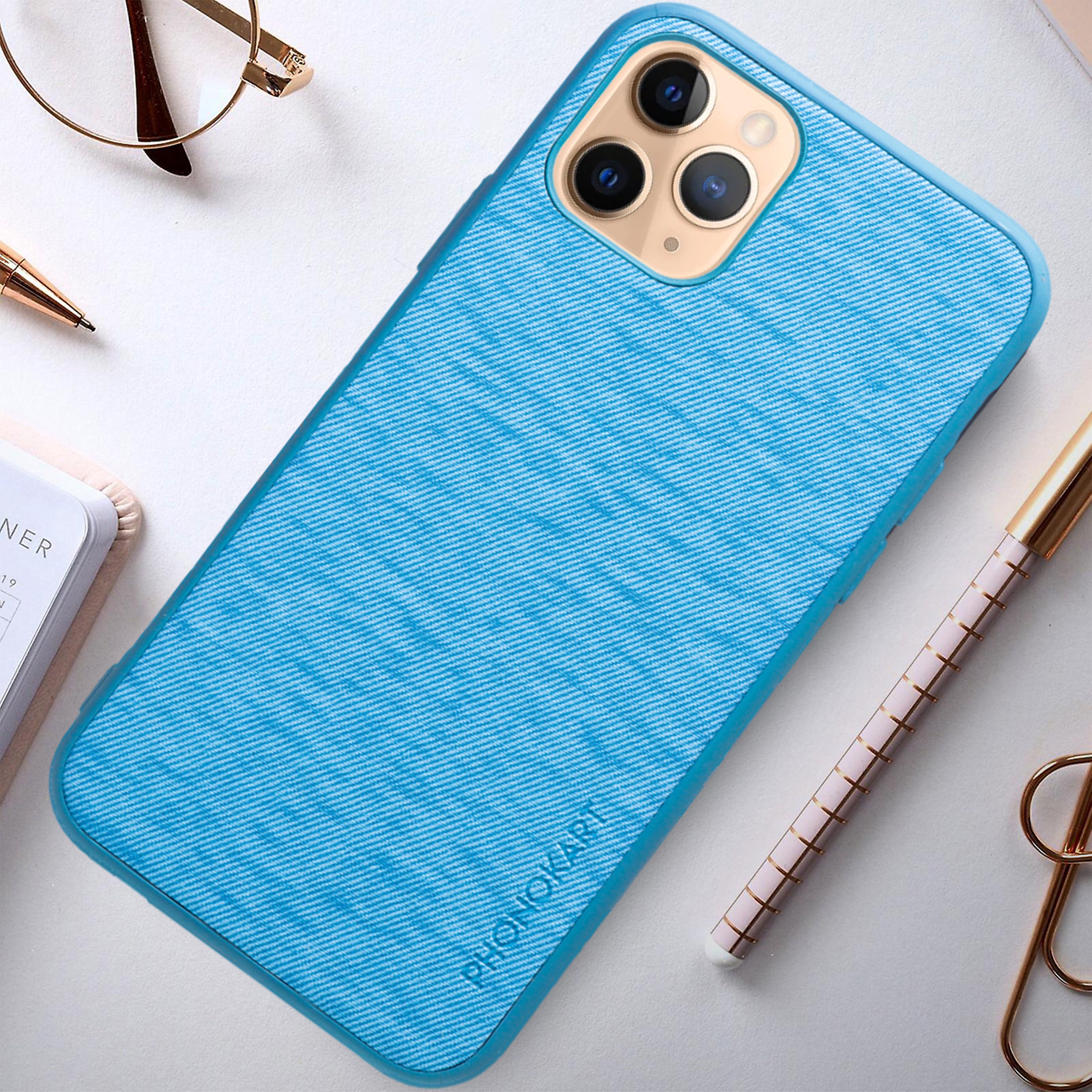 JEANS BACK CASE FOR IPHONE 11 Pro  (Black/Dark Blue/Grey/Light Blue/Red)