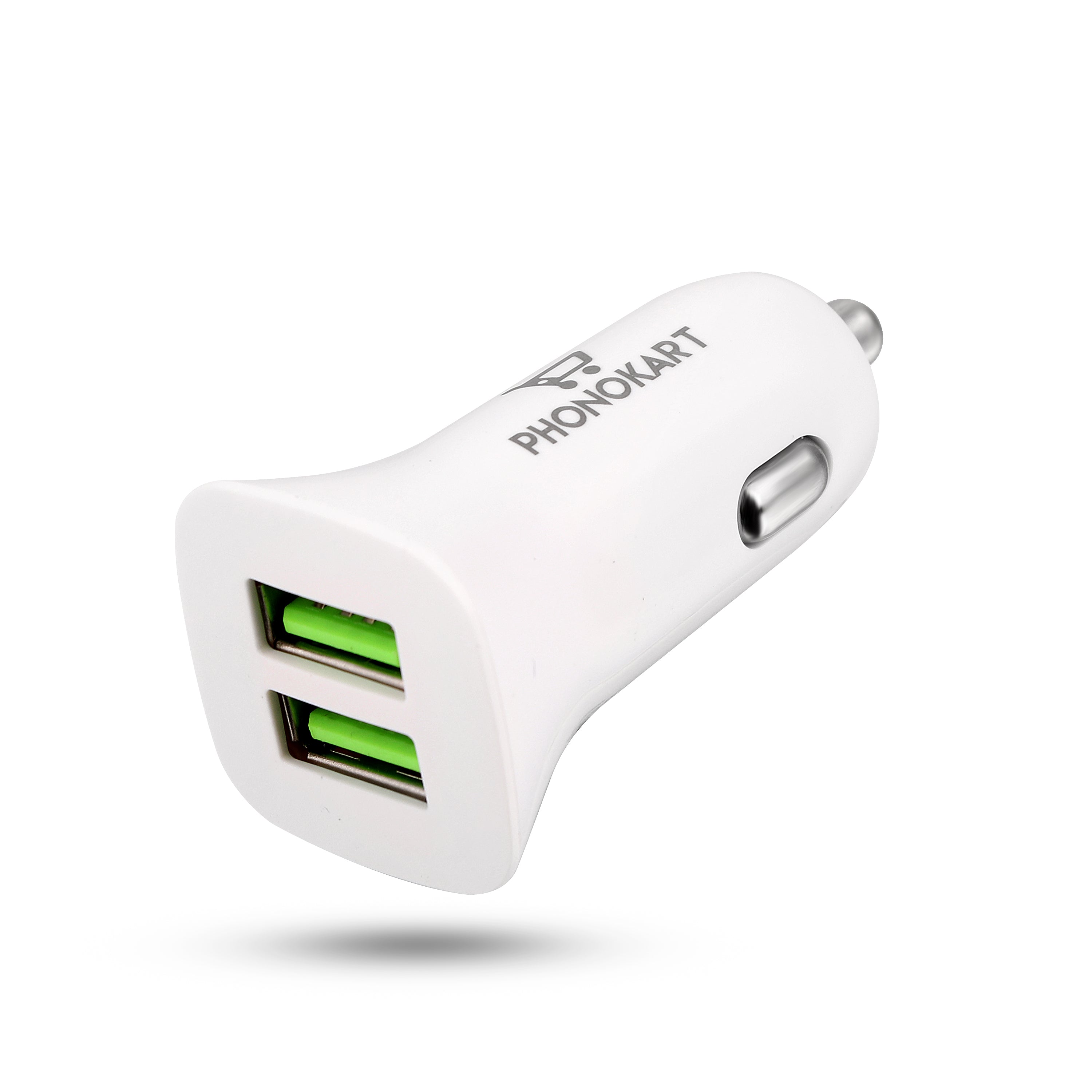 ATOM  CAR CHARGER (WHITE)
