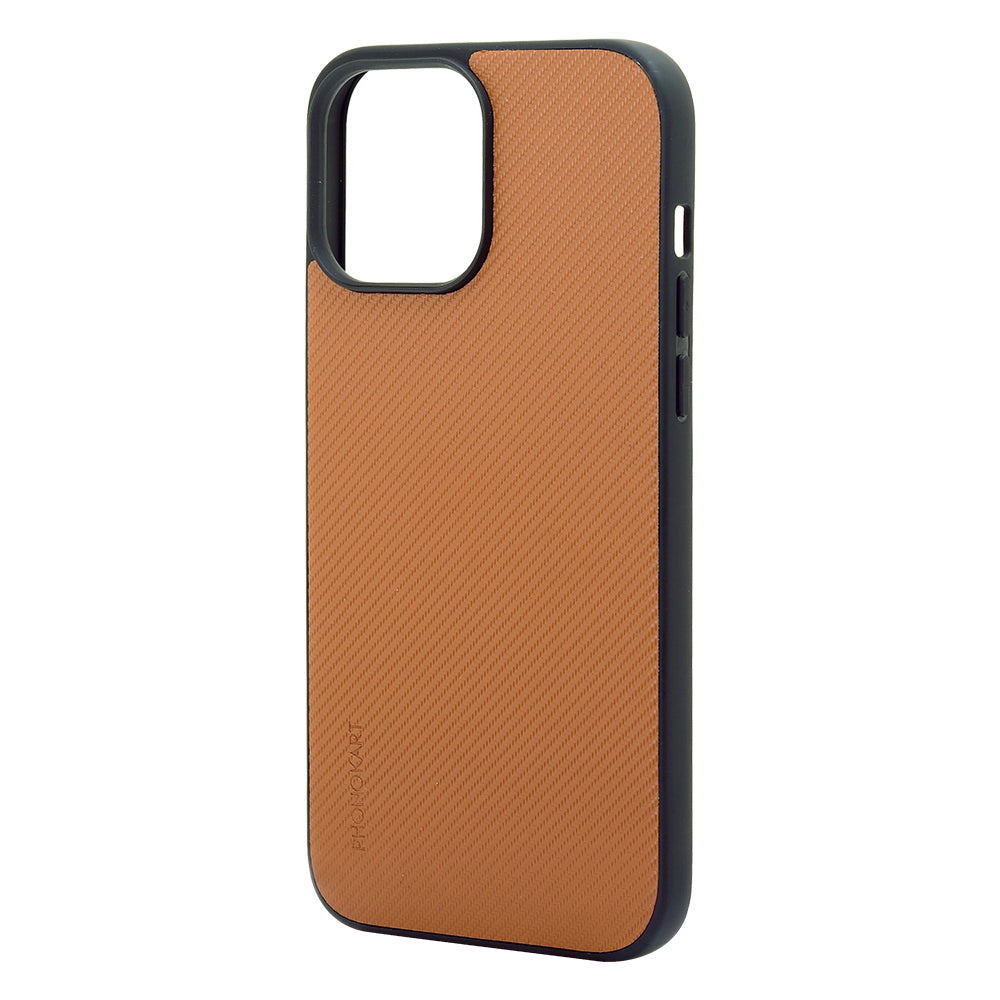 KEVLAR BACK CASE FOR IPHONE 12 Pro  (Black/Brown/Green/Red)