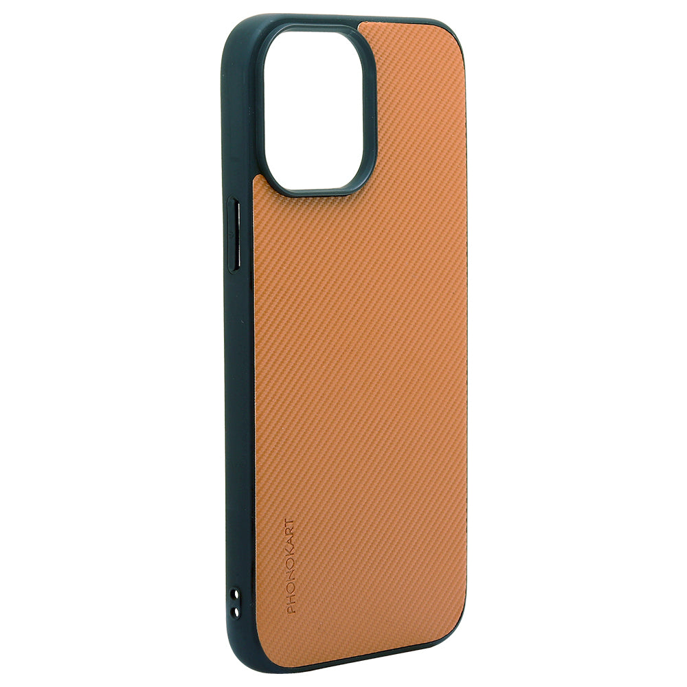 KEVLAR BACK CASE FOR IPHONE 12 Pro  (Black/Brown/Green/Red)