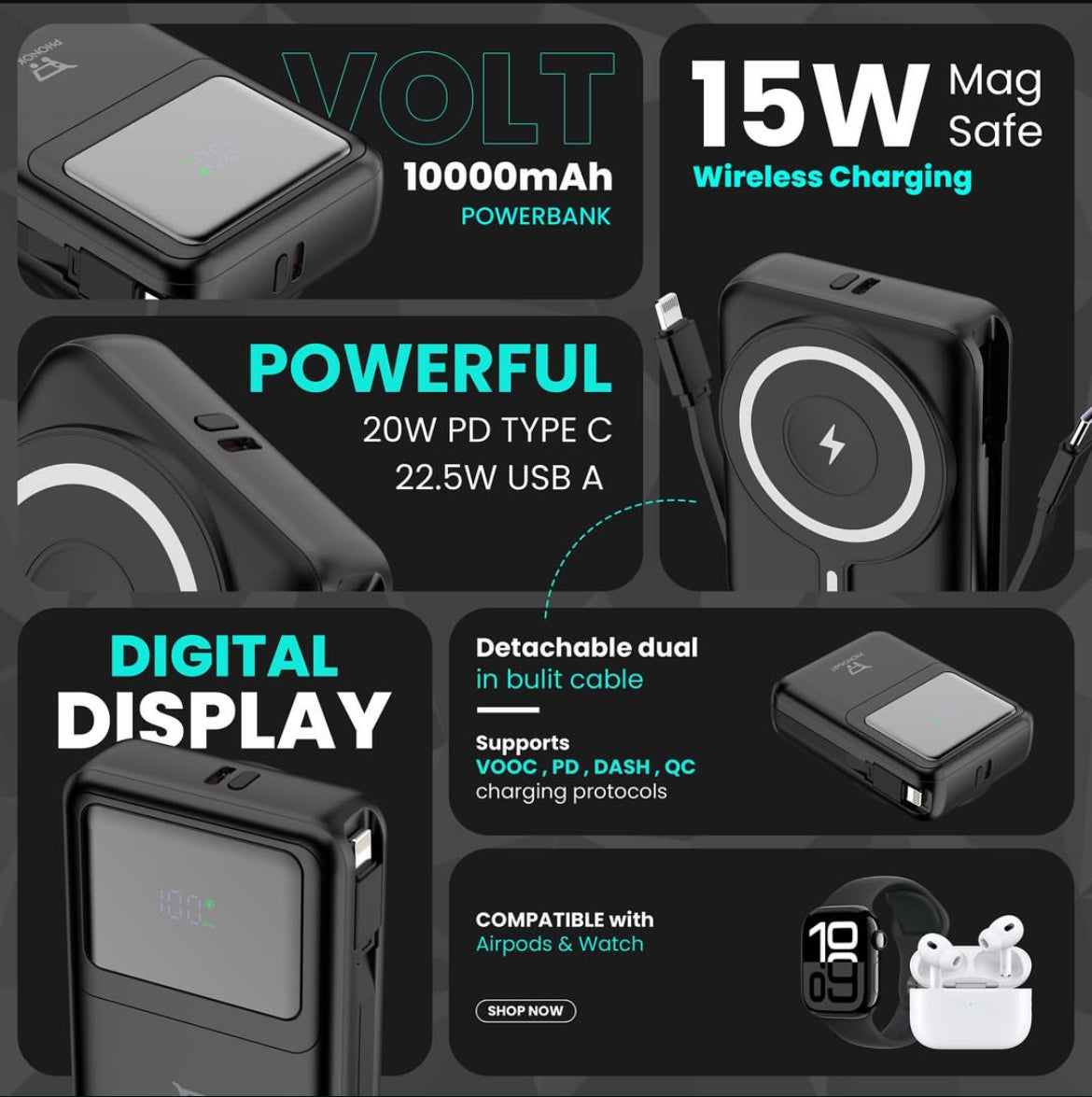 VOLT MagSafe Power Bank (10000mAh)