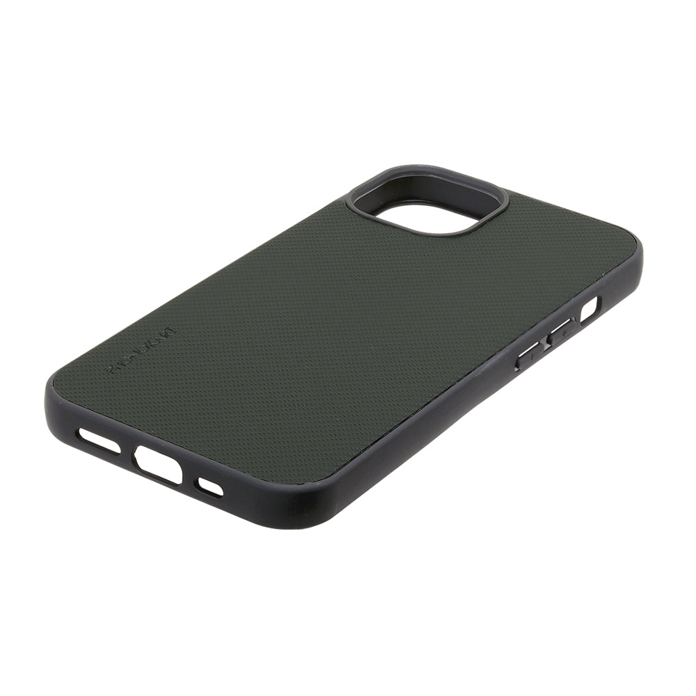 KEVLAR BACK CASE FOR IPHONE 13  (Black/Brown/Green/Red)