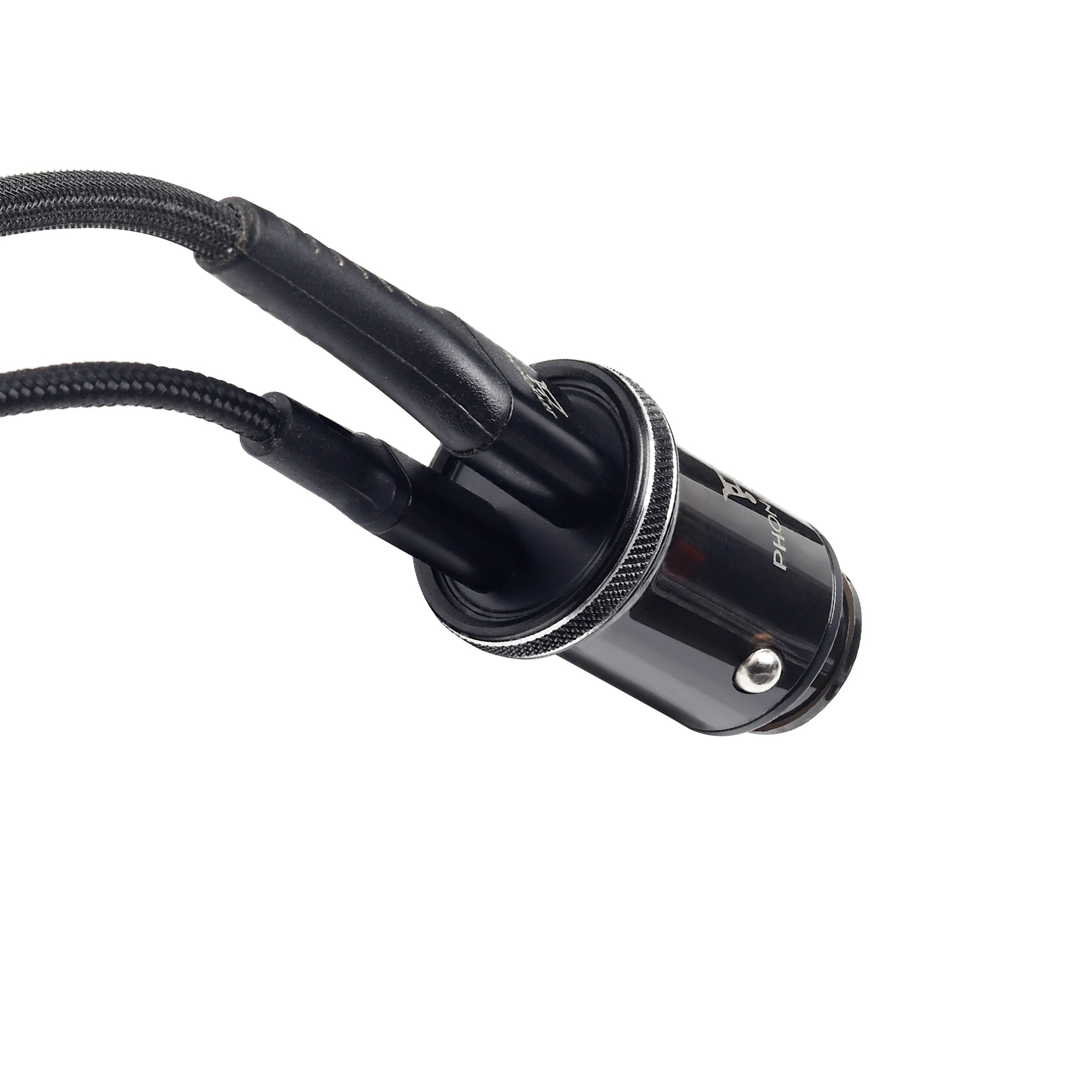 CAR CHARGER SELTOS (48W) WITH FREE TYPE C CABLE (BLACK)
