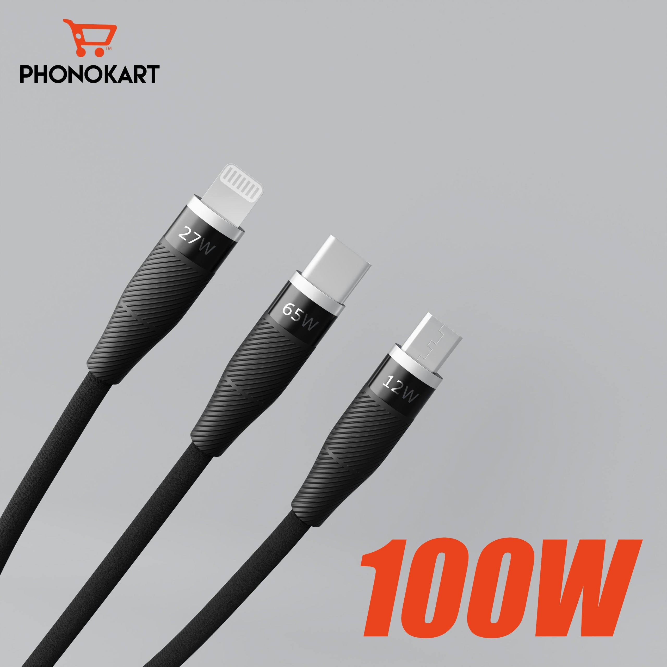 TRIX 3-in-1 Fast Charging Cable