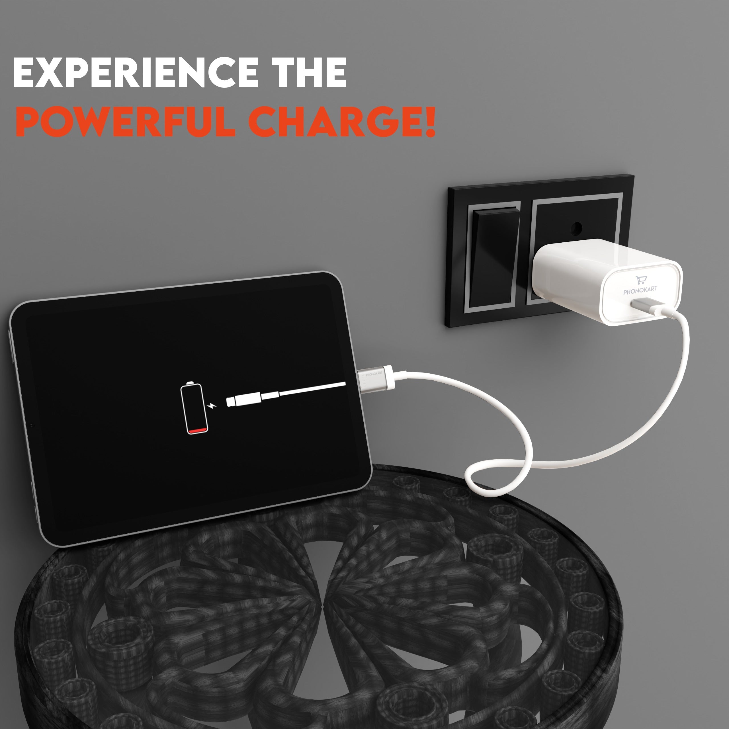 RECTO 25W Super Fast Charging Adapter – USB-C Power Delivery Charger (White)