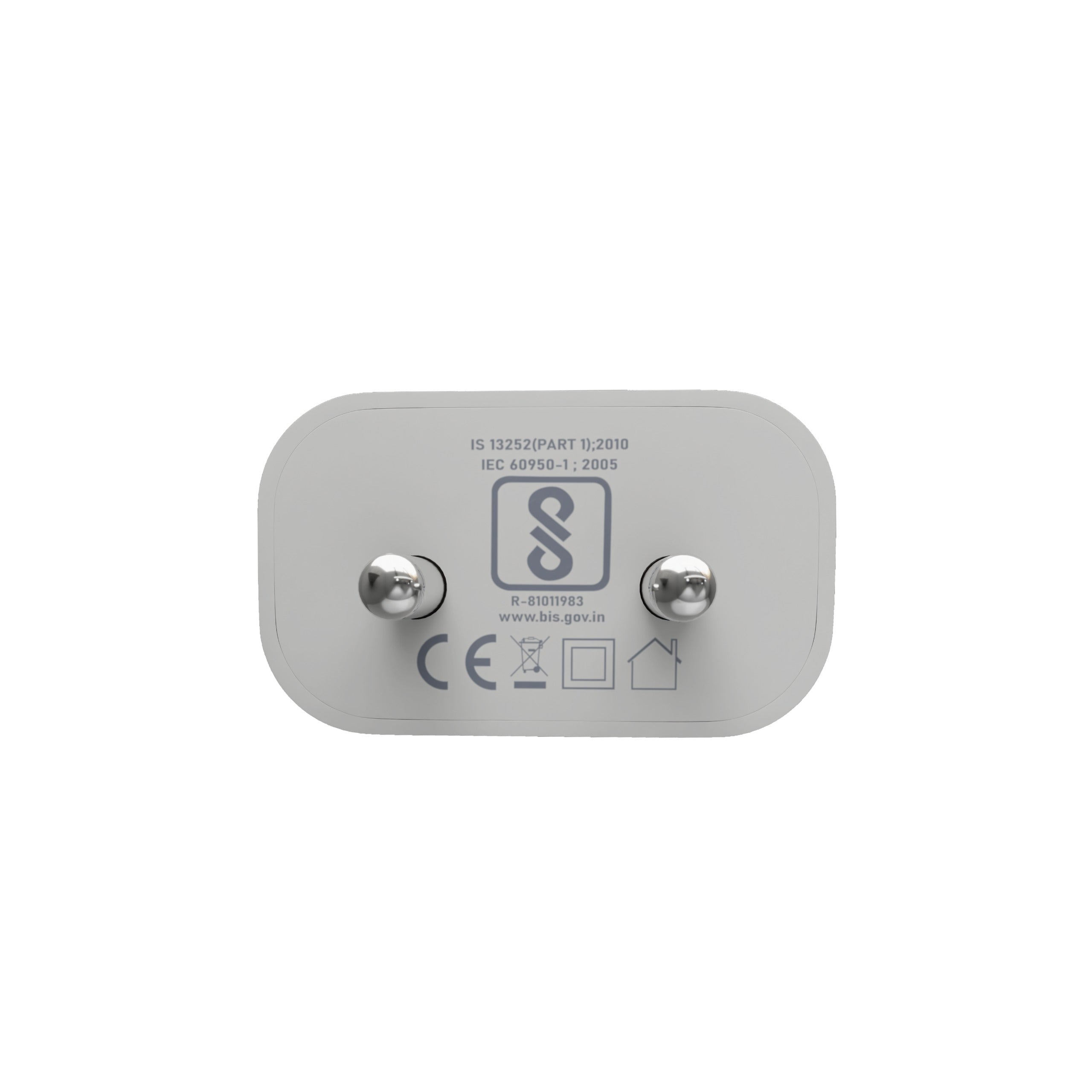 RECTO 25W Super Fast Charging Adapter – USB-C Power Delivery Charger (White)